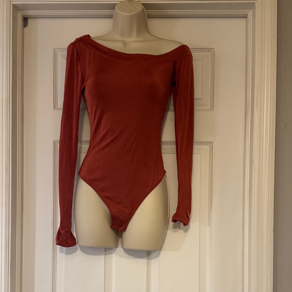 Free People Long Sleeve Bodysuit